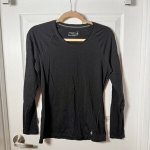 Smartwool Women's Black Long Sleeve Base Layer